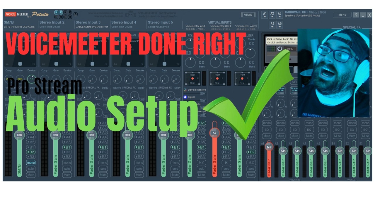 VoiceMeeter Potato Setup 2026: Pro Stream Audio Done RIGHT! (Beginner Guide)