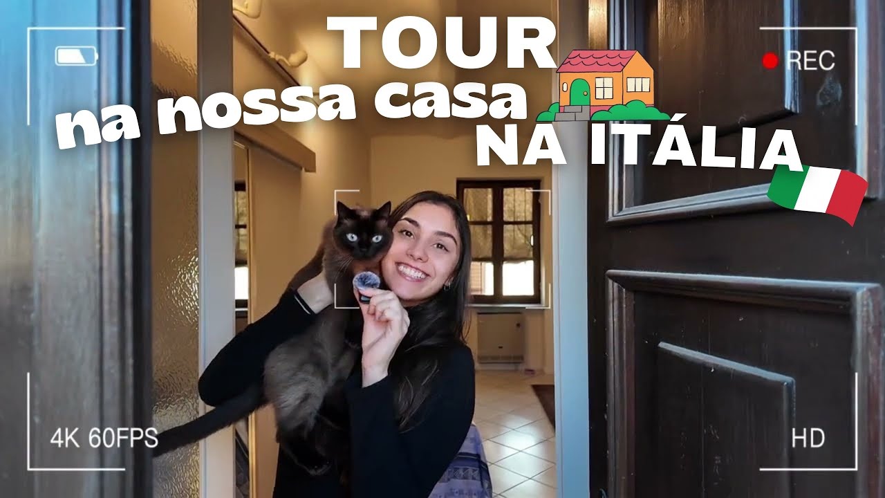 TOUR PELA NOSSA CASA (Monolocale)  NA ITÁLIA - PÓS REFORMA 🏠🇮🇹🎥 