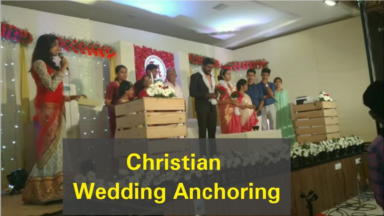 Christian Wedding Anchoring |Joel ♥️Anu|
