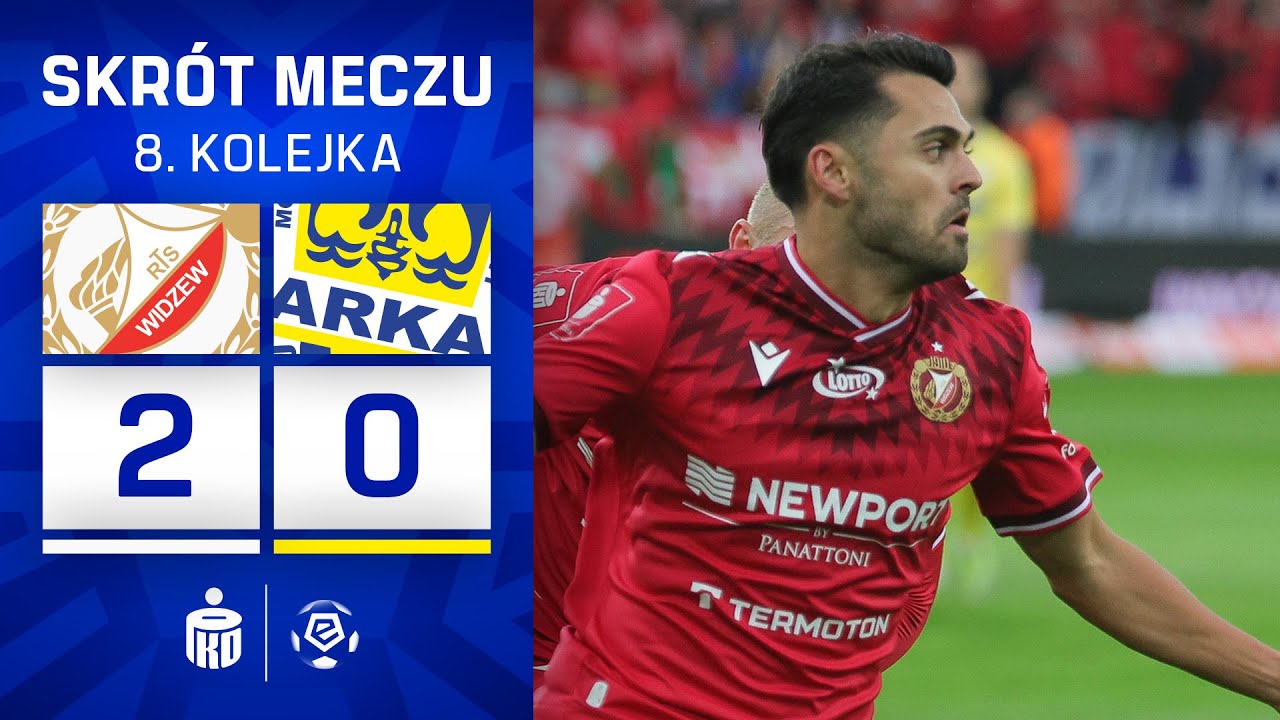 Widzew - Arka | SKRÓT | Bajeczna akcja Baeny i gol Akere w 20 sekund po wejściu! | Ekstraklasa