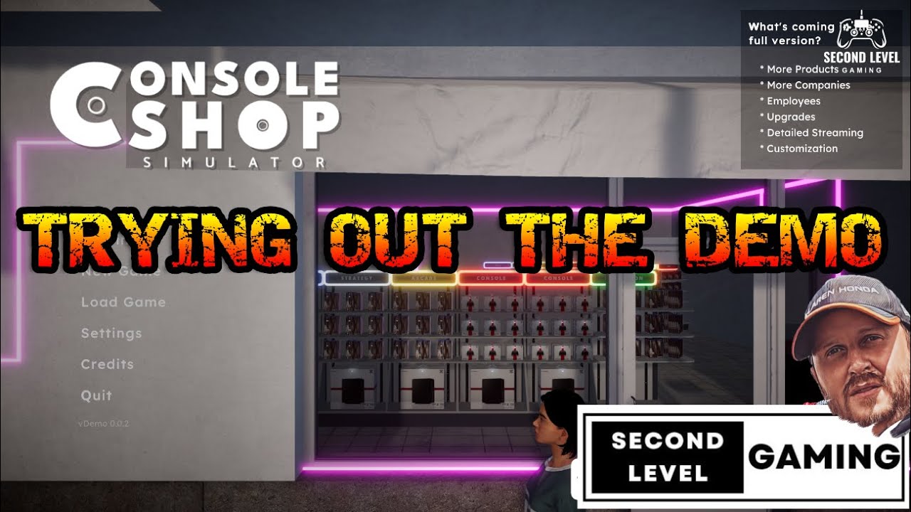 Console Shop Simulator - Let's try the demo