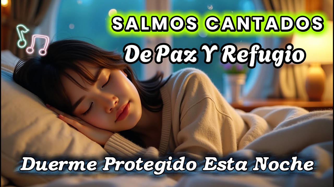 Duerme Protegido Esta Noche | Salmos Cantados de Paz y Refugio