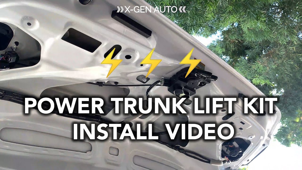 POWER TRUNK LIFT KIT INSTALL GUIDE (ACCORD 10th 2018 -2020)