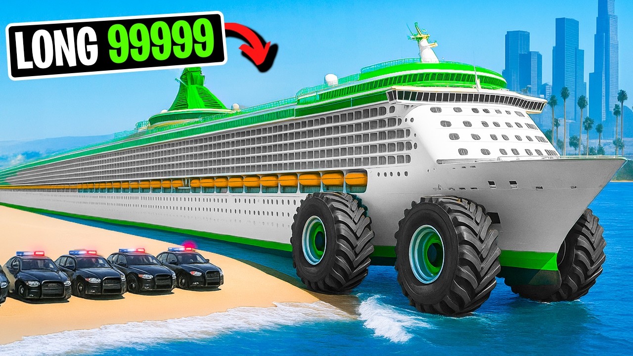 Every Time I Crash, My Cruise Ship Gets Longer in GTA 5