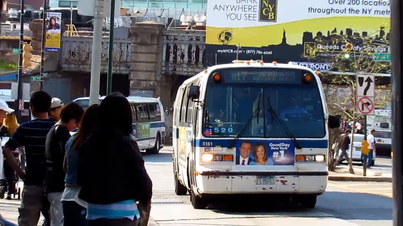 MTA New York City Bus: Nova Bus RTS 5161 on the Q17 Bus & 9545 on the Q27 Bus.