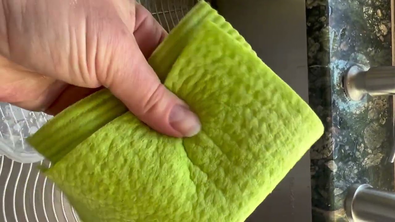 Active Swedish Dish Cloths - Reusable, Dishwasher Safe, Washing Machine Safe, Plant Based, Wet/Dry