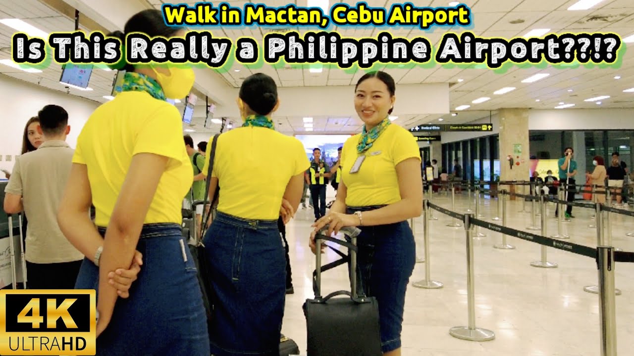 Is This Really a Philippine Airport ?? | Walk in Mactan, Cebu Airport Philippines