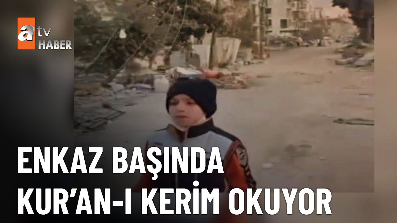 Enkaz başında Kur'an-ı Kerim okuyor - atv Ana Haber 5 Mart 2023