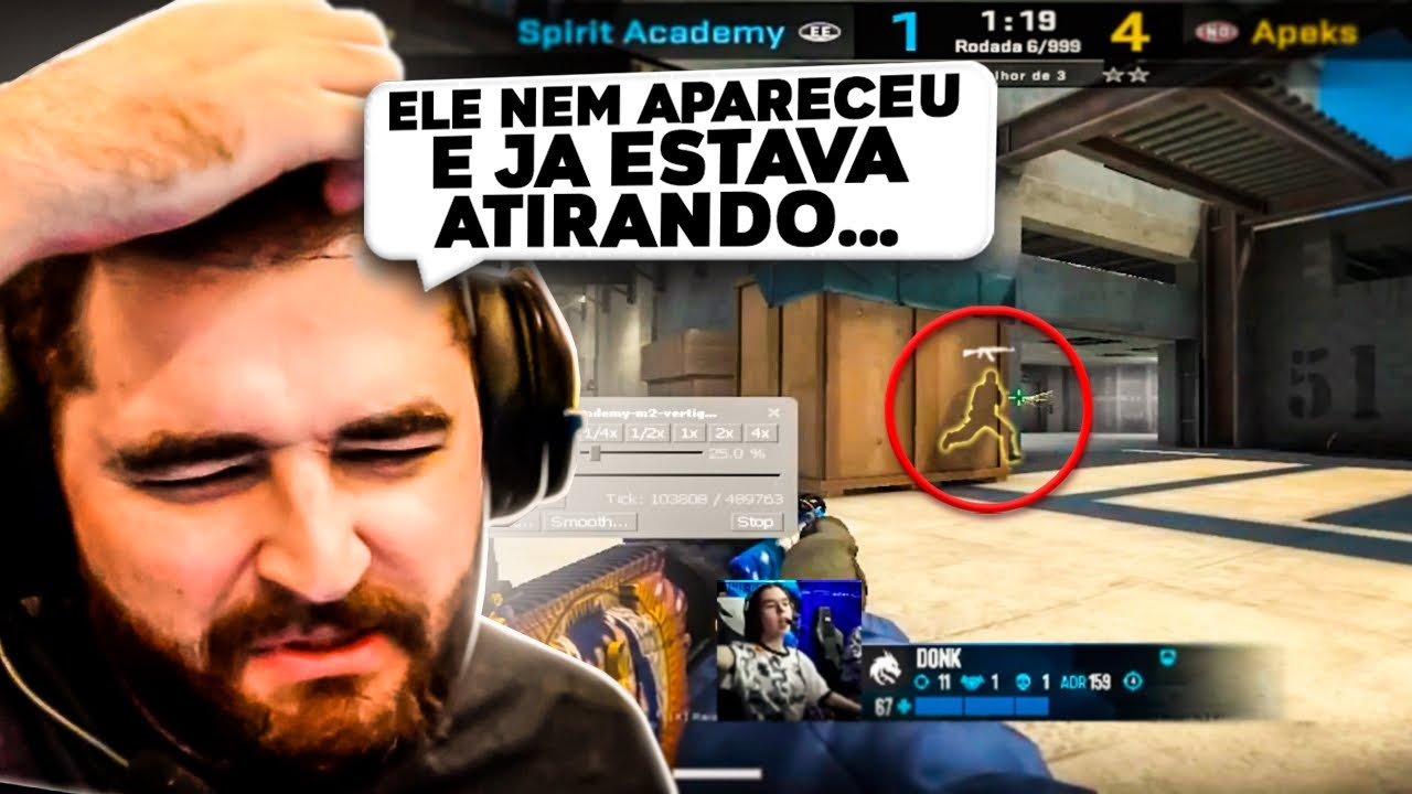 FALLEN REAGINDO E ANALISANDO DONK!! MELHOR QUE S1MPLE E ZYWOO!