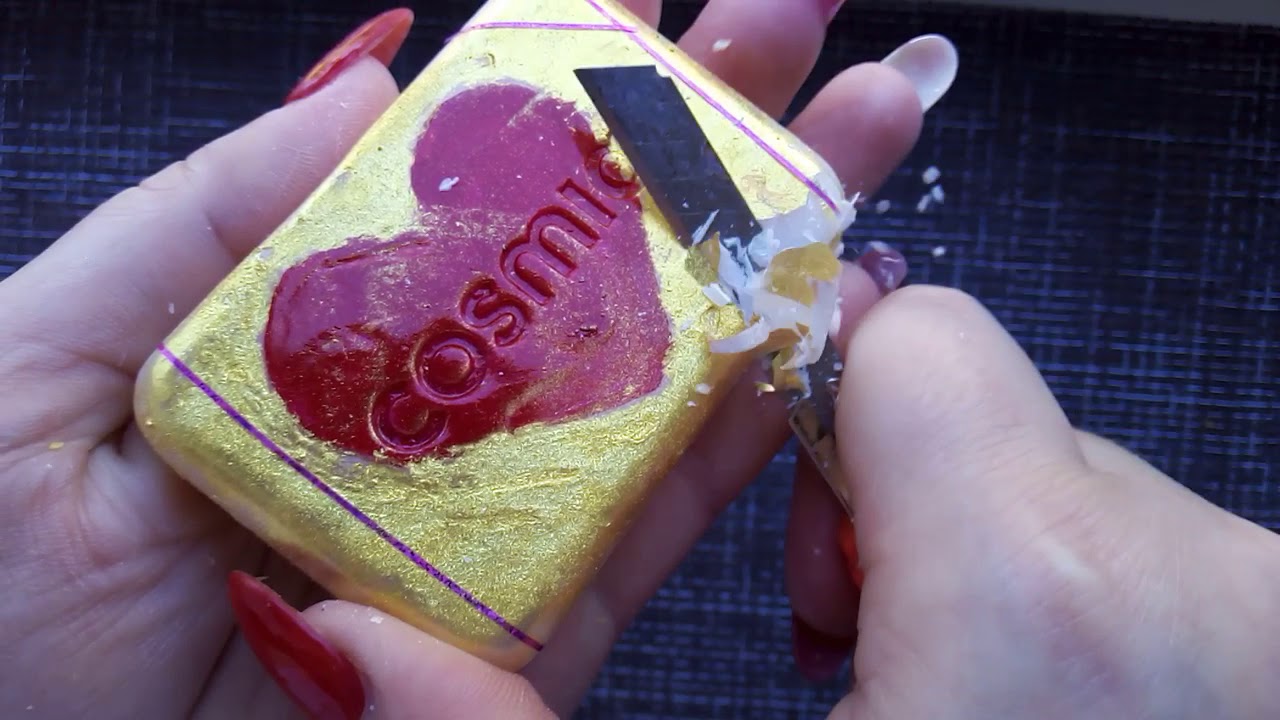Лакированное мыло / резка мыла/ ASMR /SOAP /