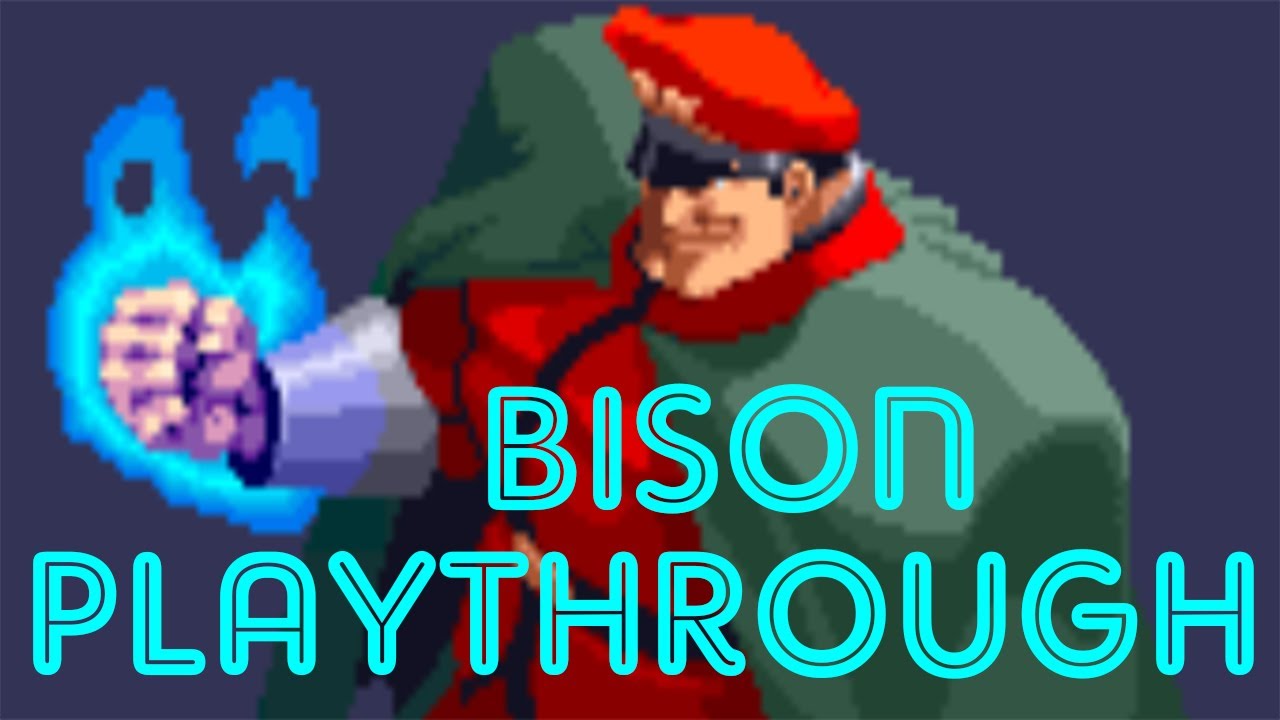 Street Fighter Alpha: M. Bison Playthrough