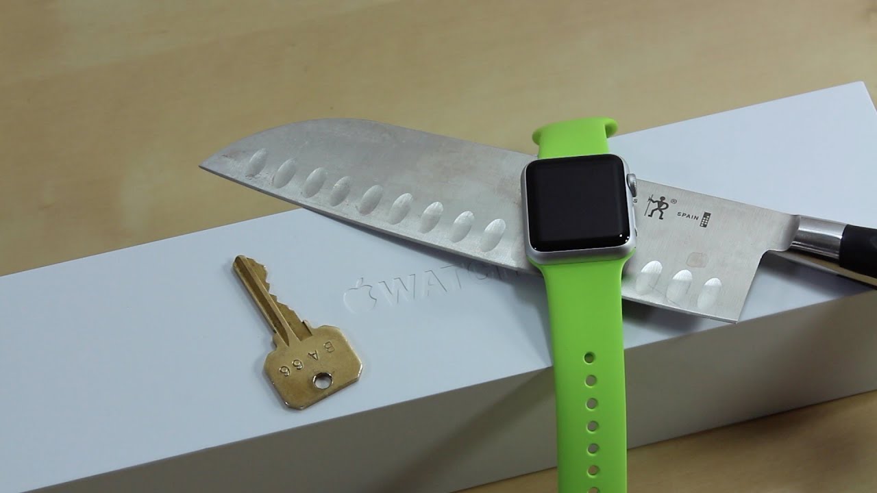 Apple Watch Scratch Test | Apple Watch Sports Edition Screen Scratch Test | iWatch Torture Test
