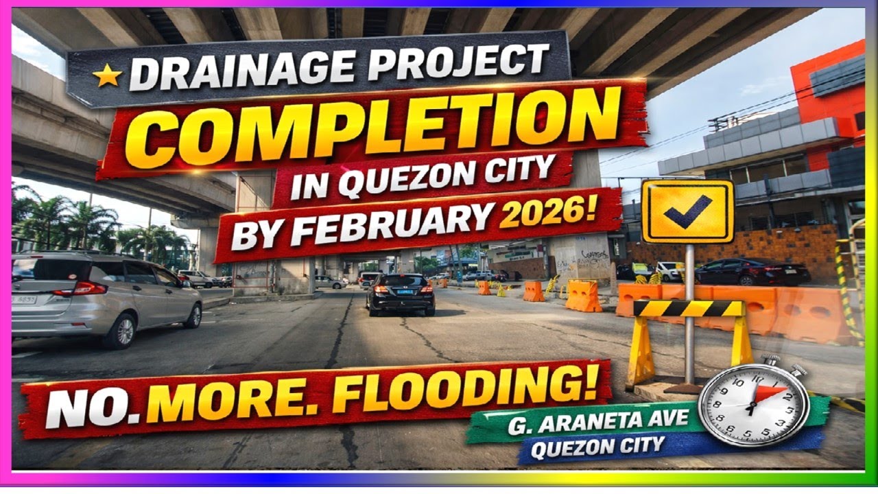 G. Araneta Avenue Drainage Project – Quezon City | Progress Update | November 2025