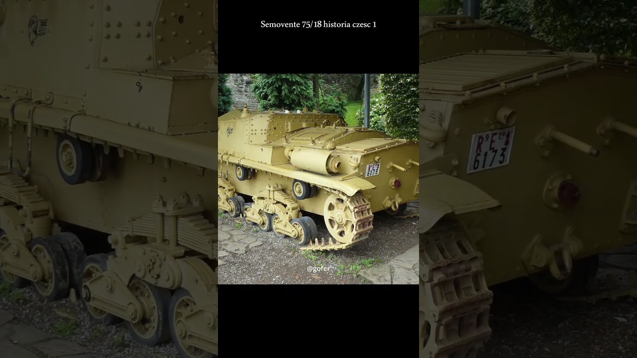 Semovente 7518 historia cześć 1 #ciekawostki #militaria #tank