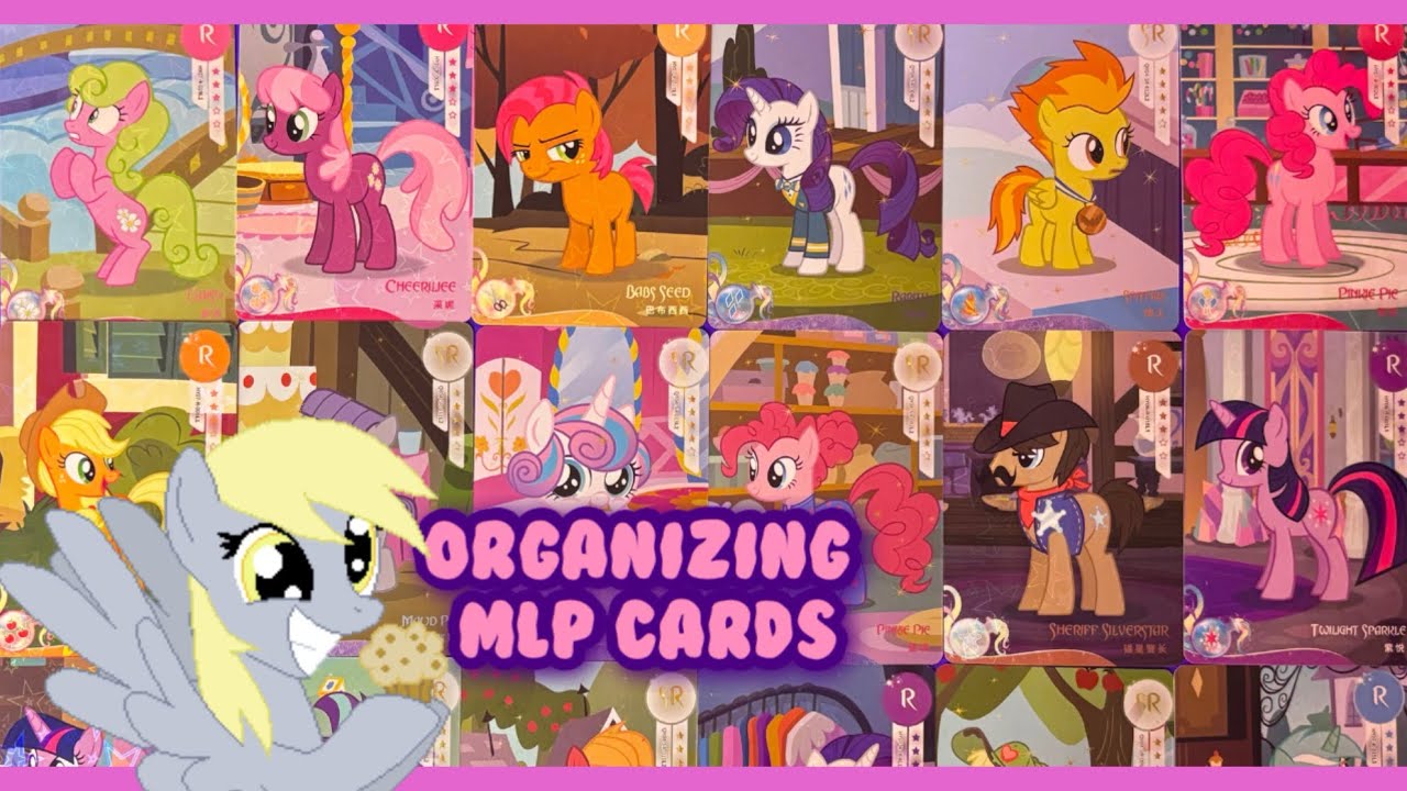 ˚.🎀༘⋆ASMR Organize My Little Pony trading cards with me! ฅ/ᐠ. ̫ .ᐟ\ฅ˚.🎀༘⋆ (part 1)
