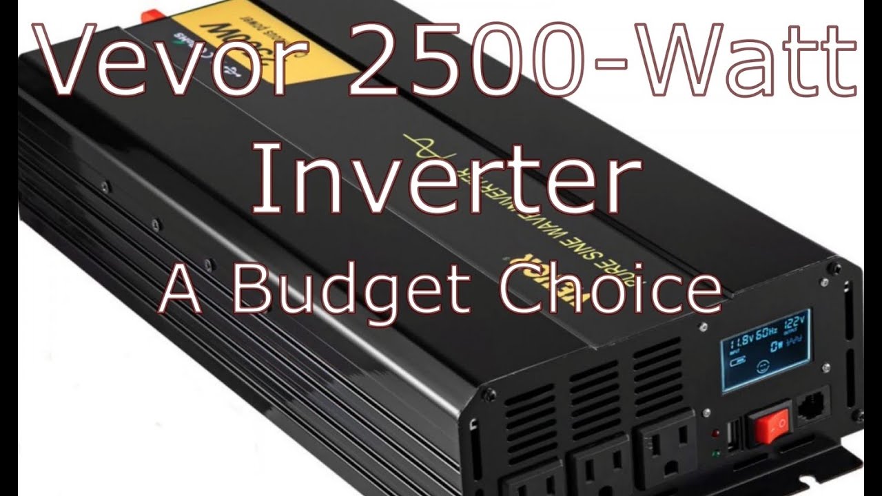 VEVOR Pure Sine Wave 2500-Watt Power Inverter