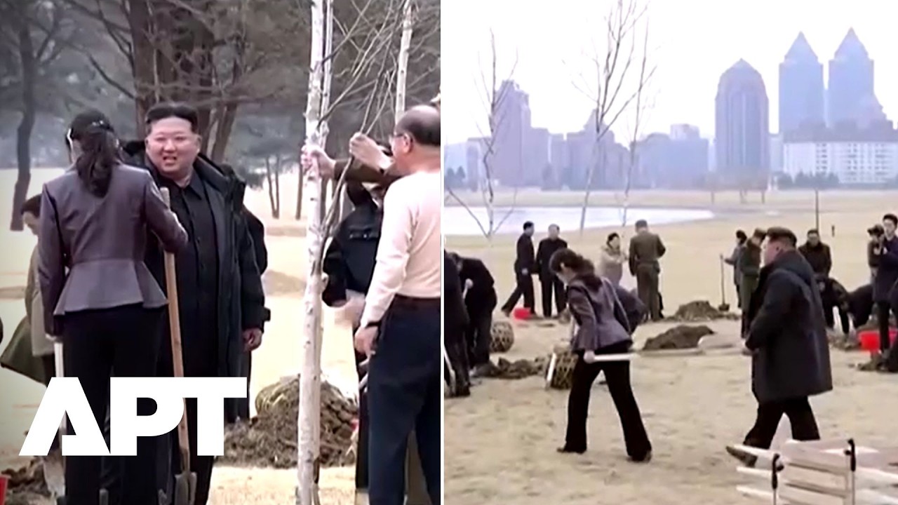 Kim Jong Un, Daughter Seen Digging Soil At Tribute For Russia War Troops | APT