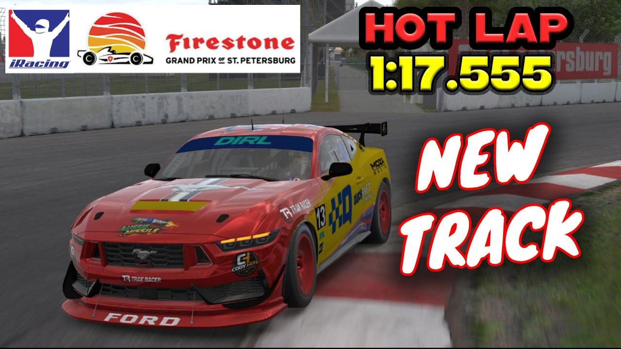 NEW St. Petersburg HOT LAP! Mustang GT4 - 1:17.555 Lap Time