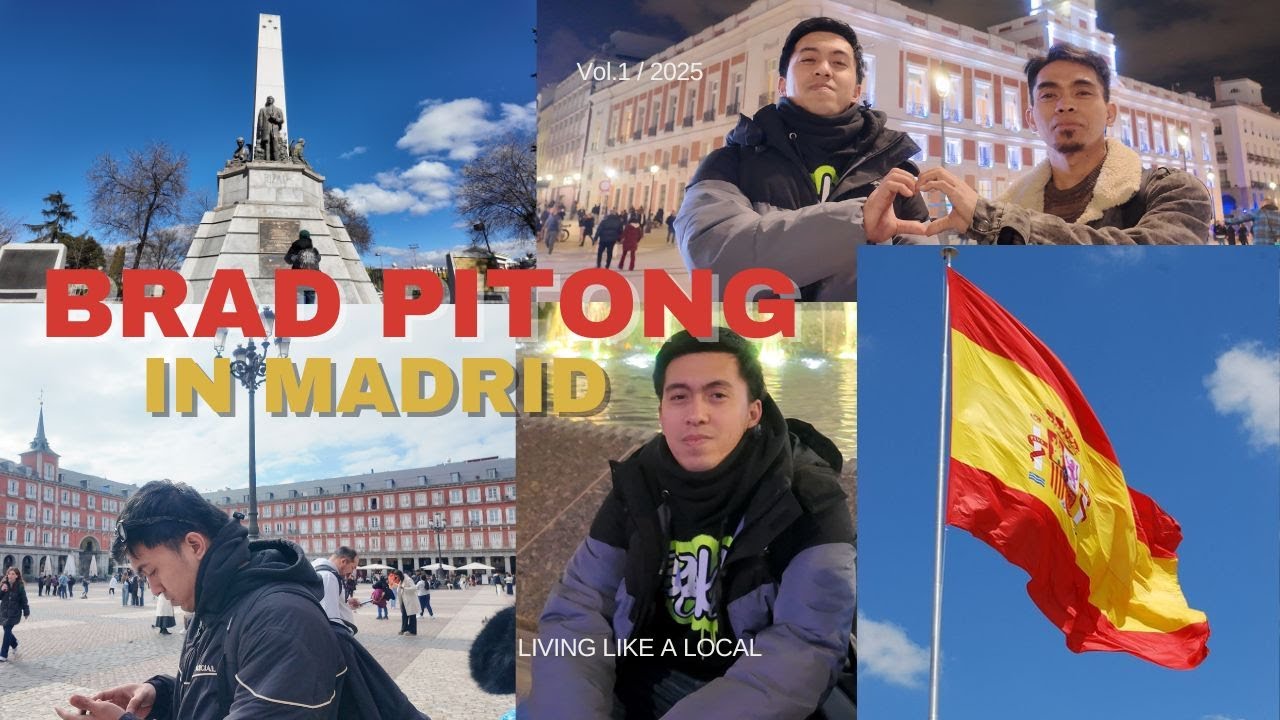 A DAY IN MY LIFE / BRAD PITONG VISIT IN MADRID