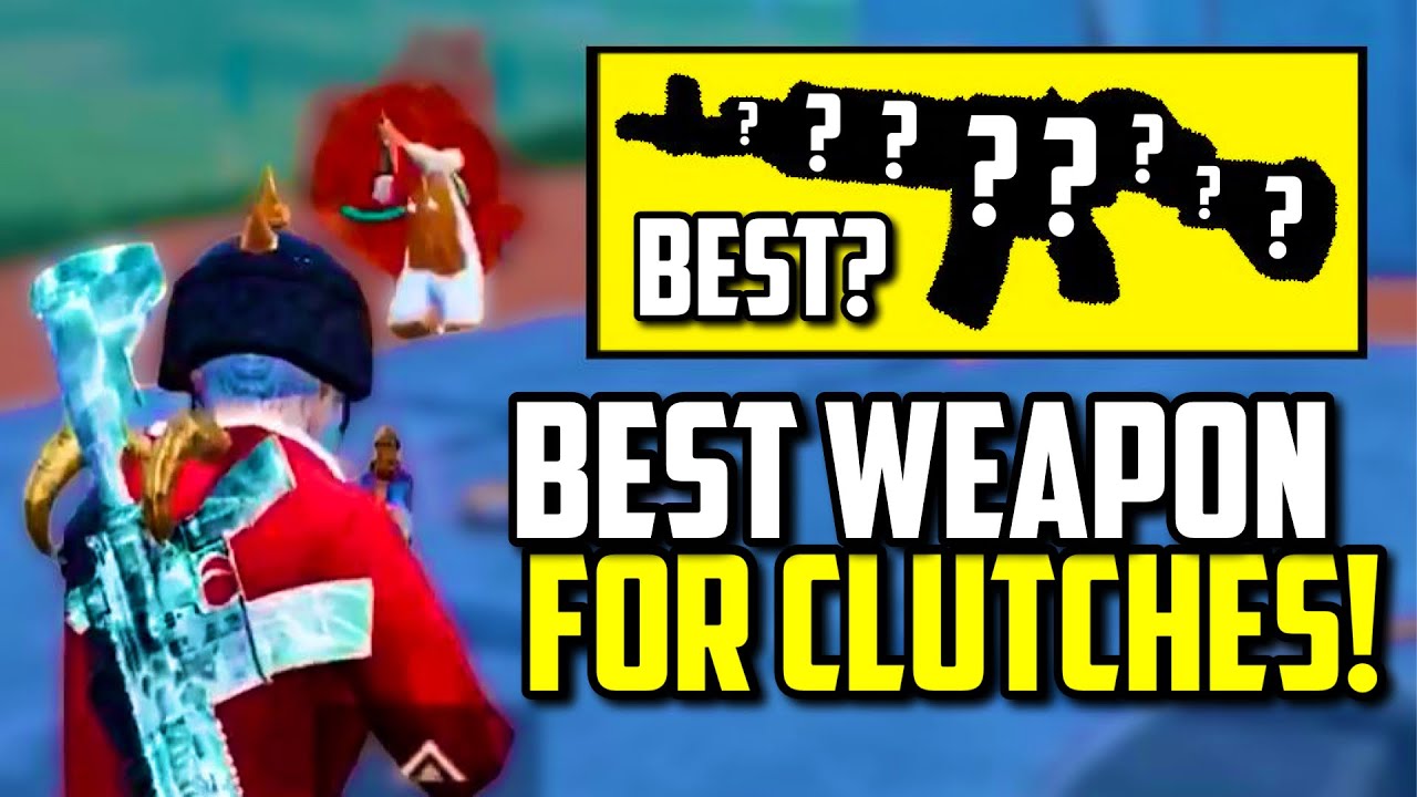 BEST WEAPON IN PUBG MOBILE TO CLUTCH DURING COMPETITIVE SCRIMS!