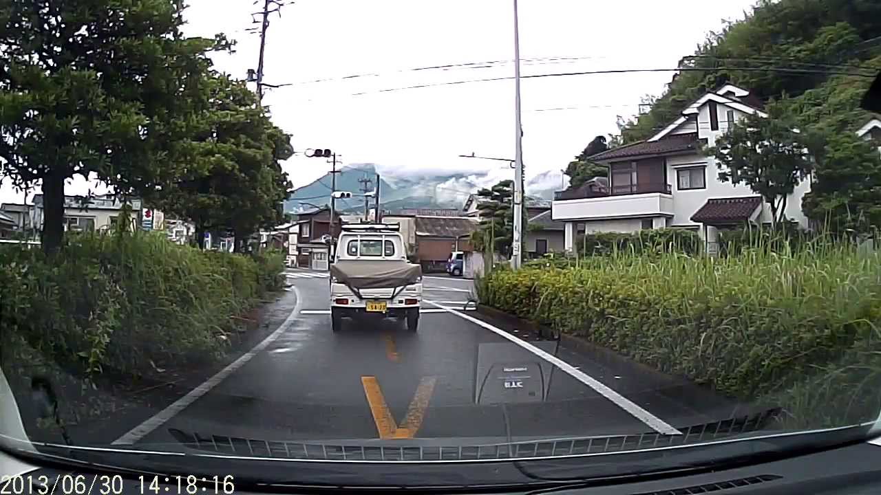 大分県,亀川駅→645号線→別府公園