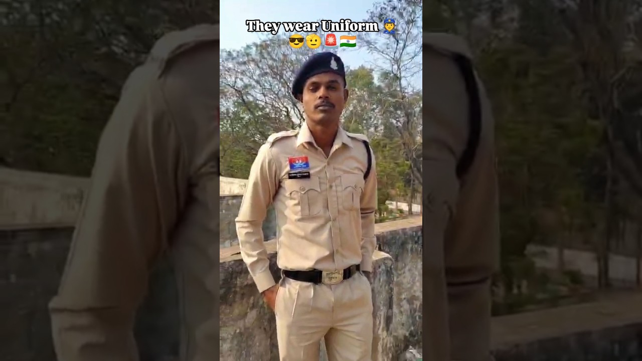 Форма полиции штата Чхаттисгарх 🚨 в фильтре | #cgpolice #indianpolice #govtjobs