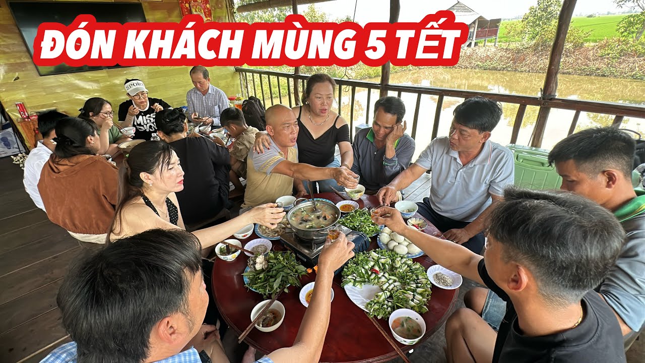 ĐÓN KHÁCH MÙNG 5 TẾT • NỔI LẨU CHÁO ĐỘC LẠ | Bông Lúa Đồng Tháp