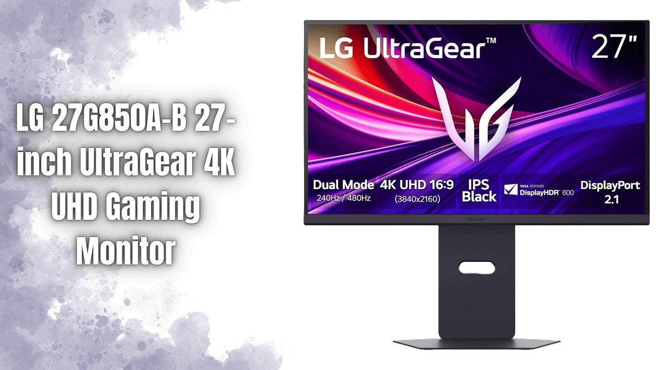 LG 27G850A-B Ultragear Review | 4K 240Hz Gaming Monitor Beast!