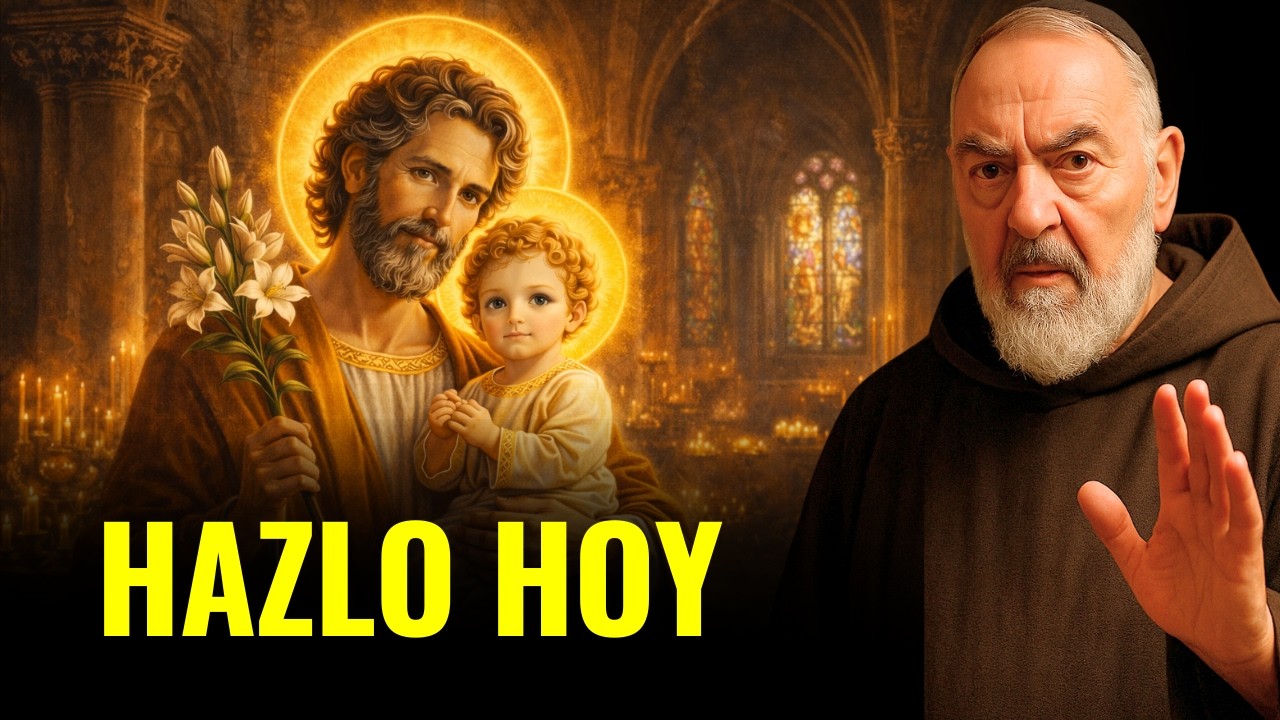 ANTES DEL 19 DE MARZO: EL PADRE PÍO ADVIERTE QUÉ DEBES PEDIR A SAN JOSÉ (EL DIABLO LO ODIA) 🙏🔥