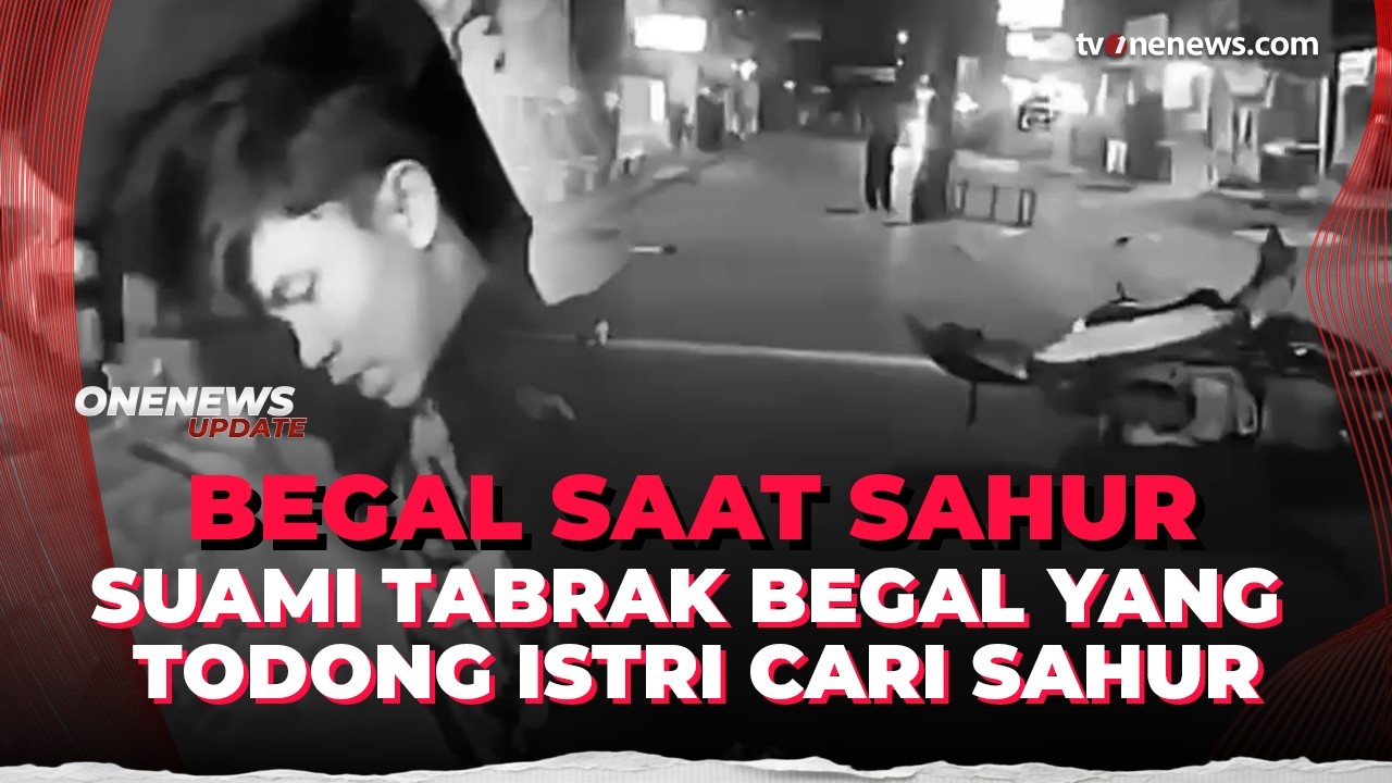 Nekat Begal Wanita yang Beli Sahur, Pelaku di Bekasi Ditabrak Mobil Suami Korban | OneNews Update