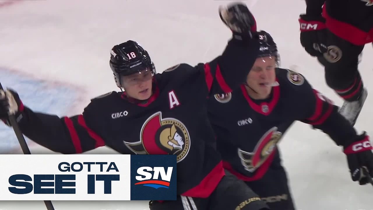 GOTTA SEE IT: Senators&rsquo; Stutzle beats Andersen with slick breakaway finish