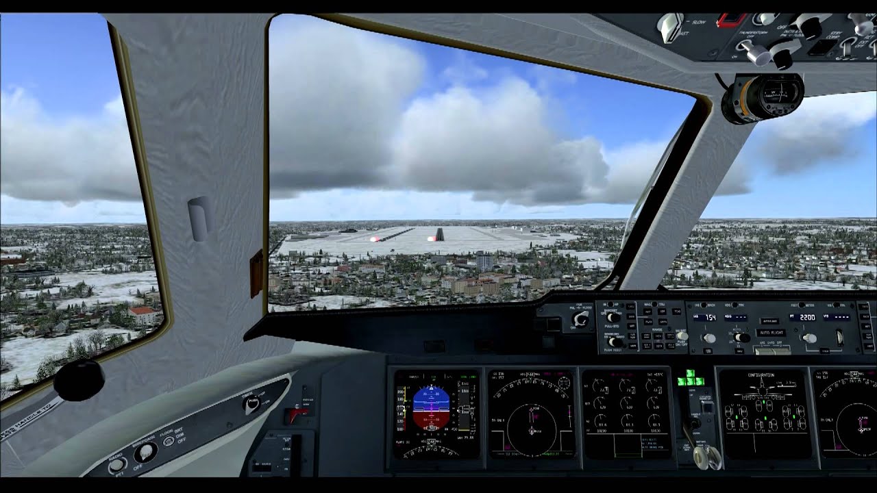 PMDG MD-11 landings at LOWW & UUEE
