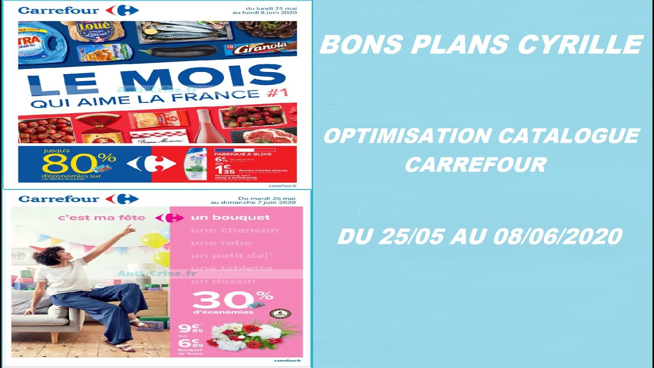 Optimisation Carrefour du 25/05 au 08/06/2020