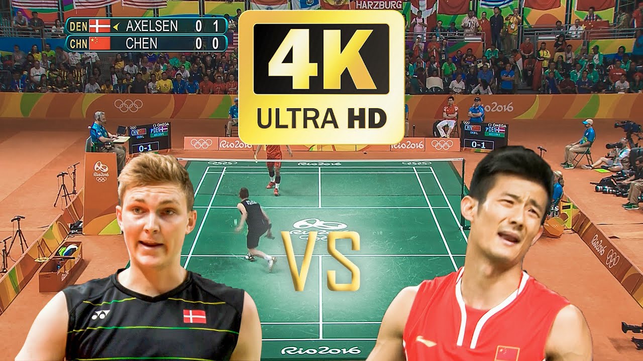 [4K50FPS] - MS - SF - Chen Long vs Viktor Axelsen - 2016 Rio Olympics - Highlights -
