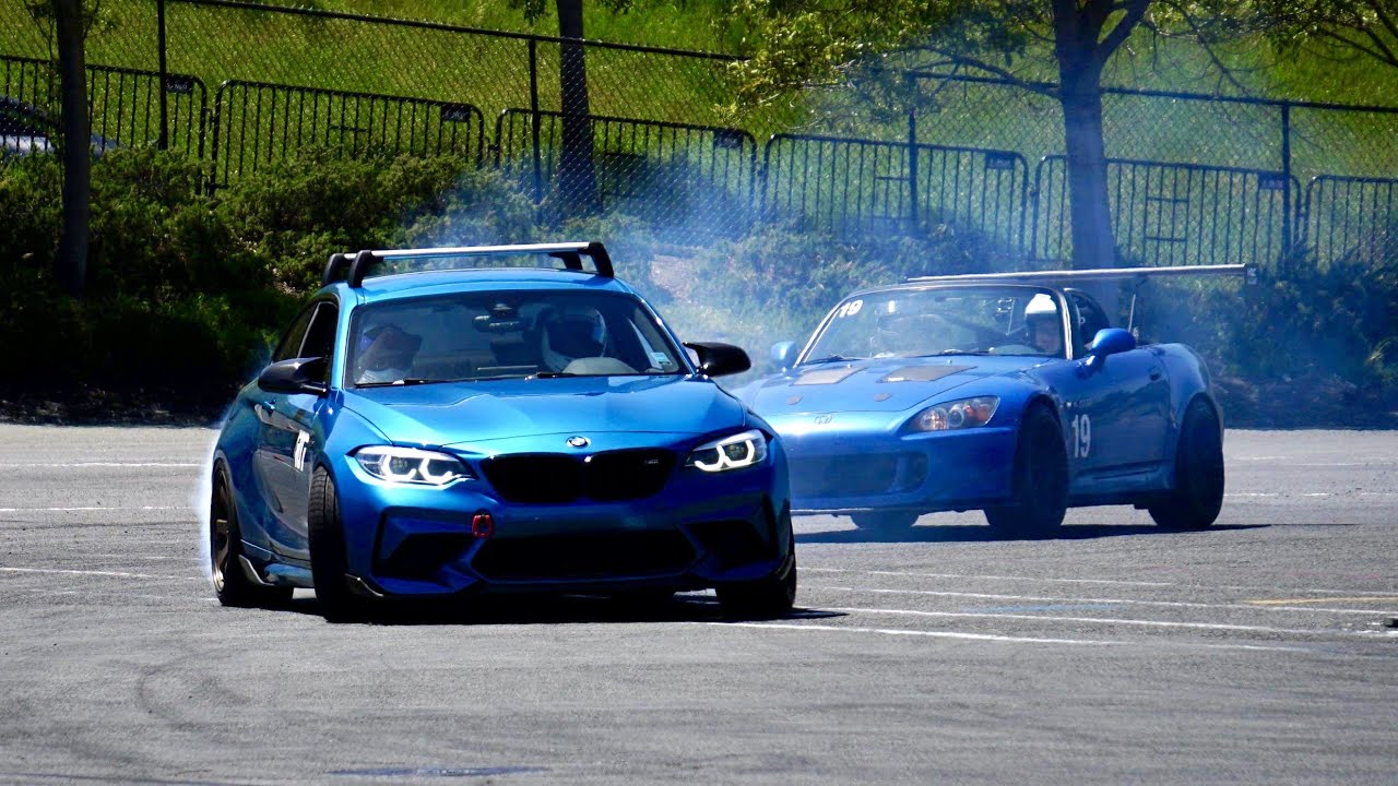 Tire Destruction in a GT4, M2 Competition, and Mustang