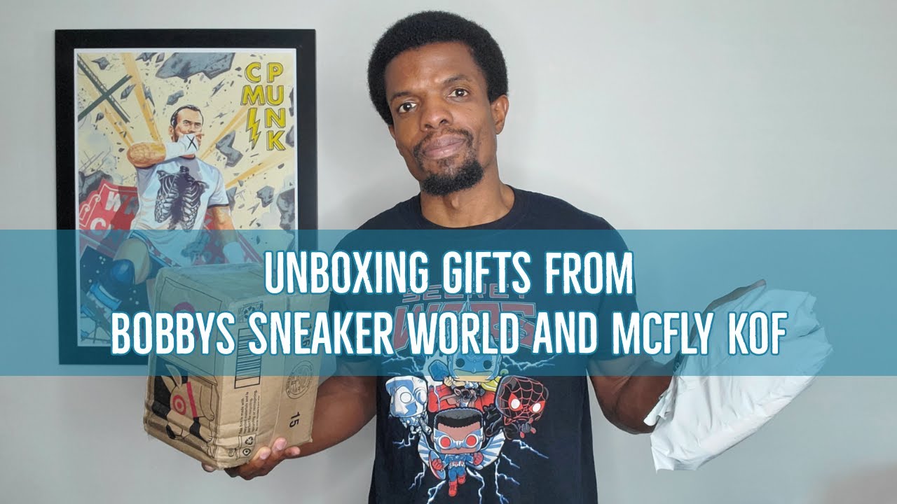 Unboxing Bobby's Sneaker World Merch and a Gift from McFly KOF