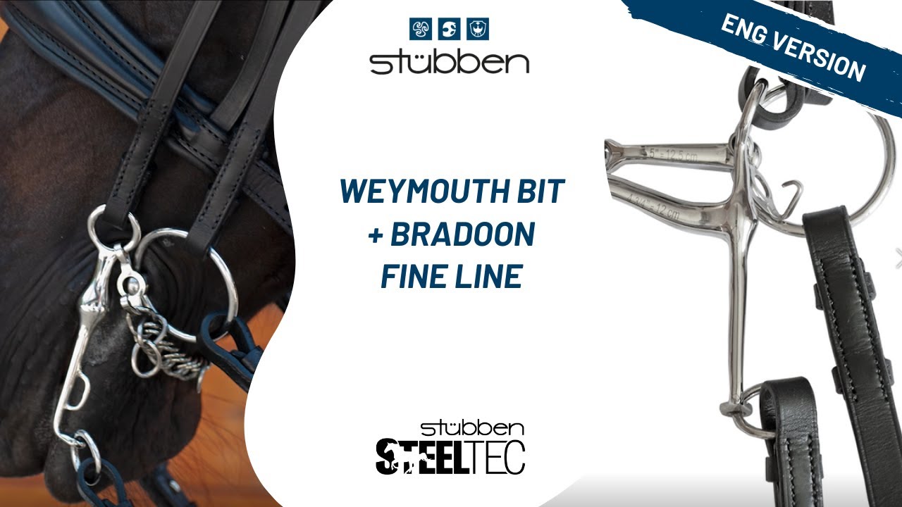 ENG Stübben Weymouth Bit & Bradoon Fine Line