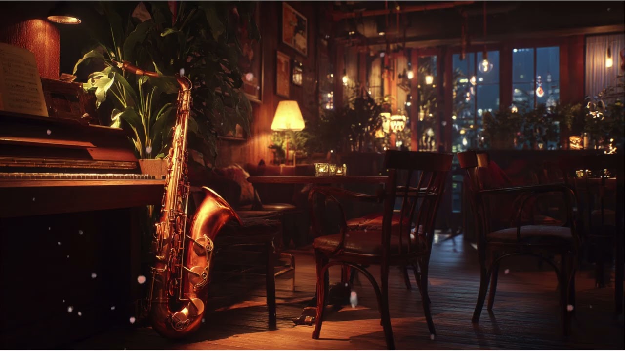 夜カフェジャズBGM｜作業用・勉強用・リラックス【90分】｜Night Cafe Jazz for Work & Study