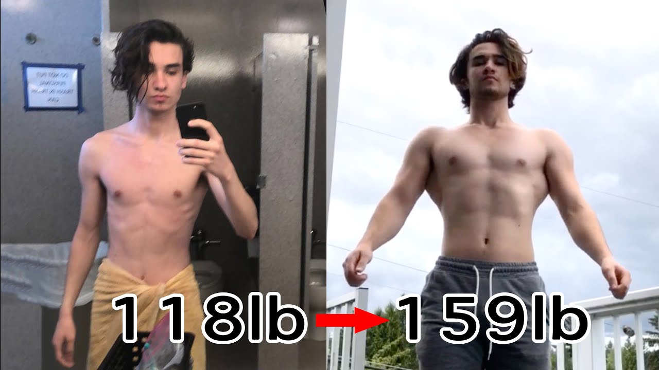 1 YEAR Natural Transformation Skinny to Muscular 18-19 | Max Ramiller