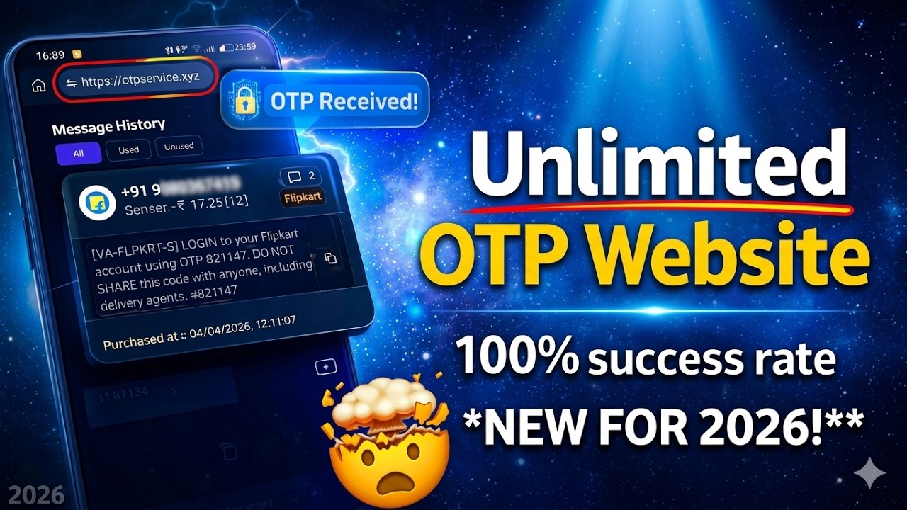 Best Otp Website | Otp Bypass Indian Number | New OTP Website | How To Buy Unlimited Indian Otp