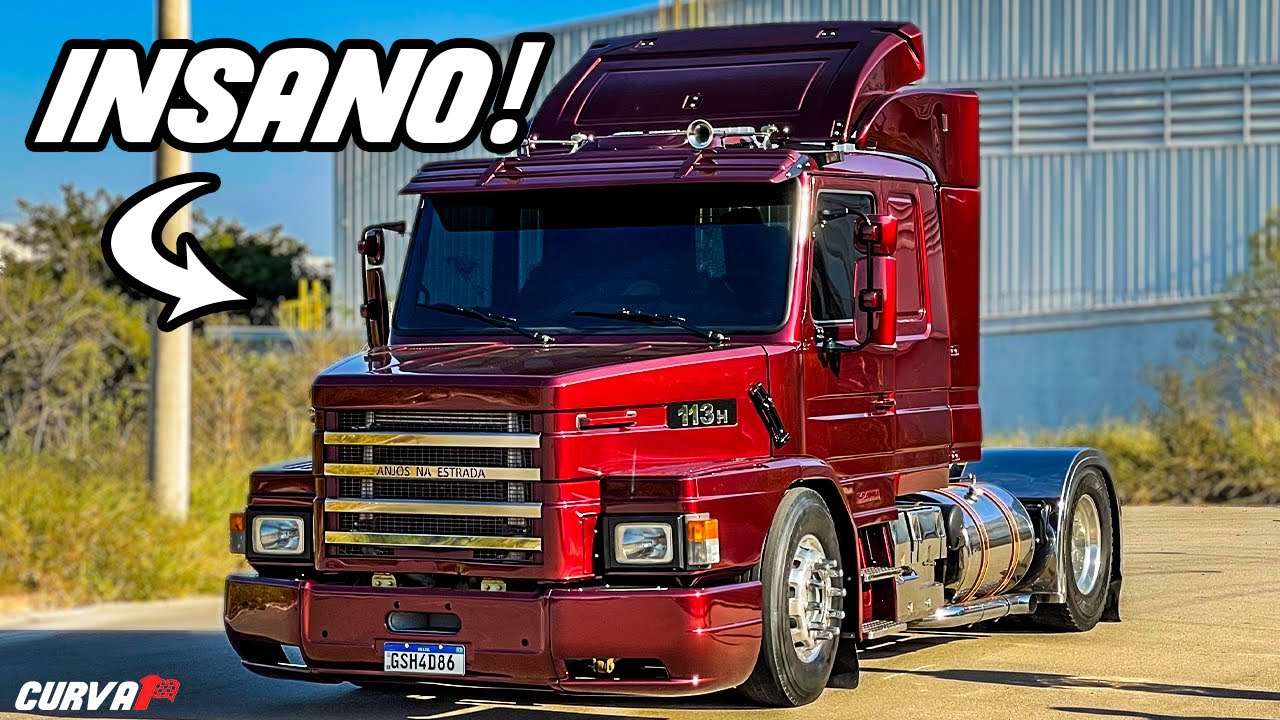 OLHA O QUE ELE FEZ NESSE CAMINHÃO!! SCANIA 113H 🔥
