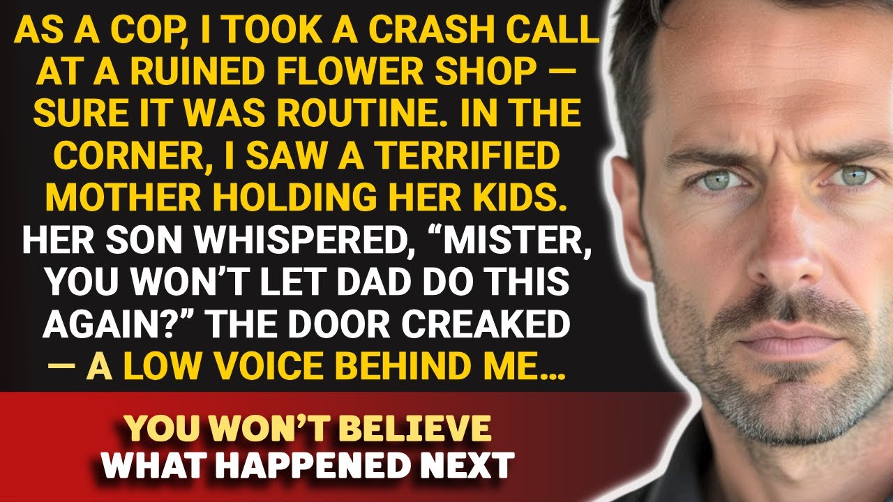 Single Dad Cop Rushed to the Crash—In the Ruined Shop 2 Scared Kids Were Hiding in the Corner and...