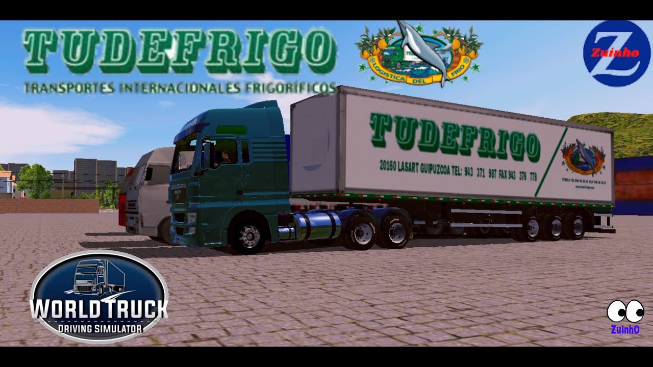 MAN TUDEFRIGO TRANSPORTES REFRIGERADOS ( Skins disponível para DOWNLOAD na descrição)