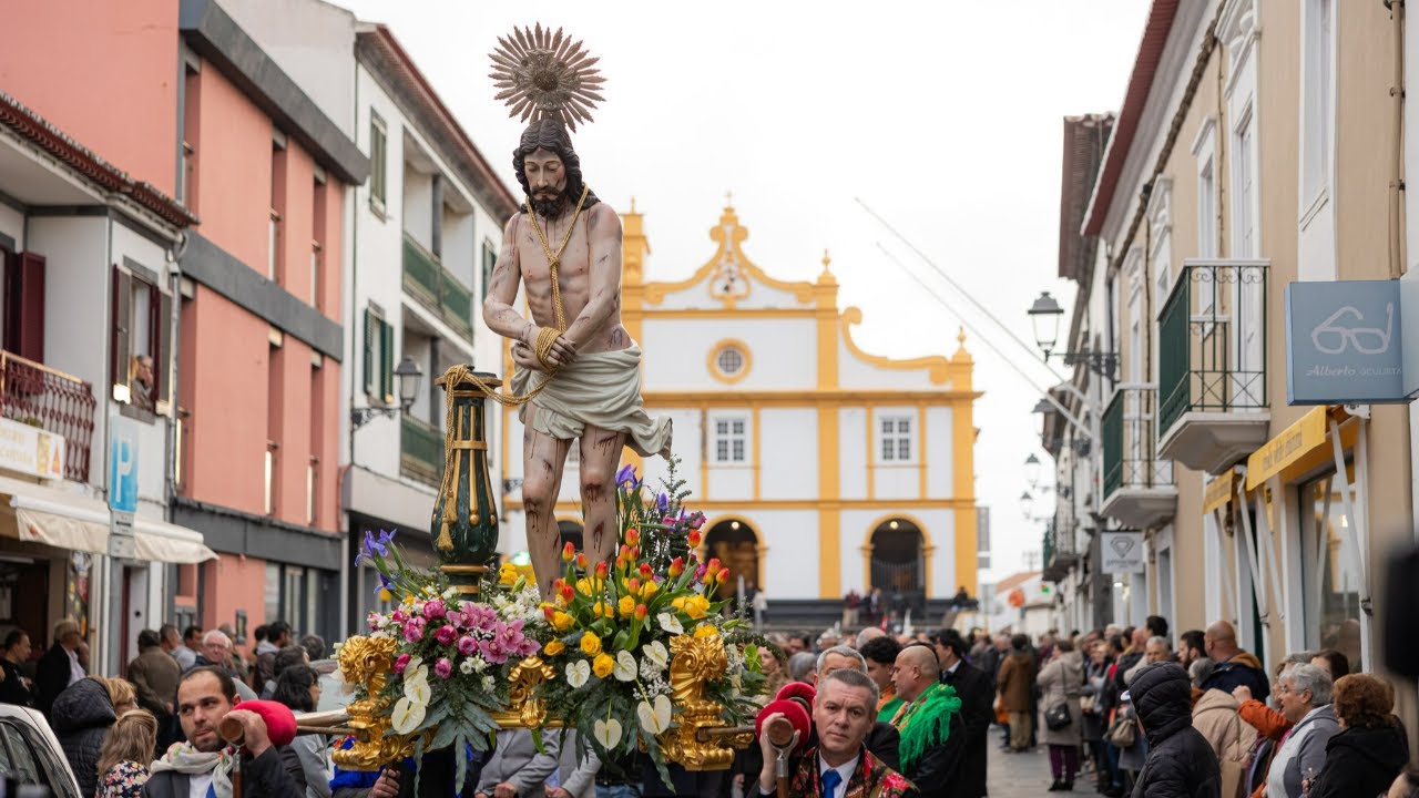 LIVE Procissão do Senhor Santo Cristo dos Terceiros, Ribeira Grande Sao Miguel Azores 22.02.2026