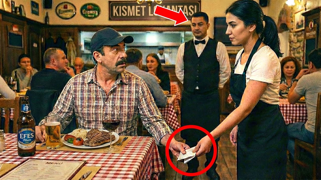 Gizli Milyoner Biftek Sipariş Etti — Garsonun Verdiği Not Onu Şoke Etti