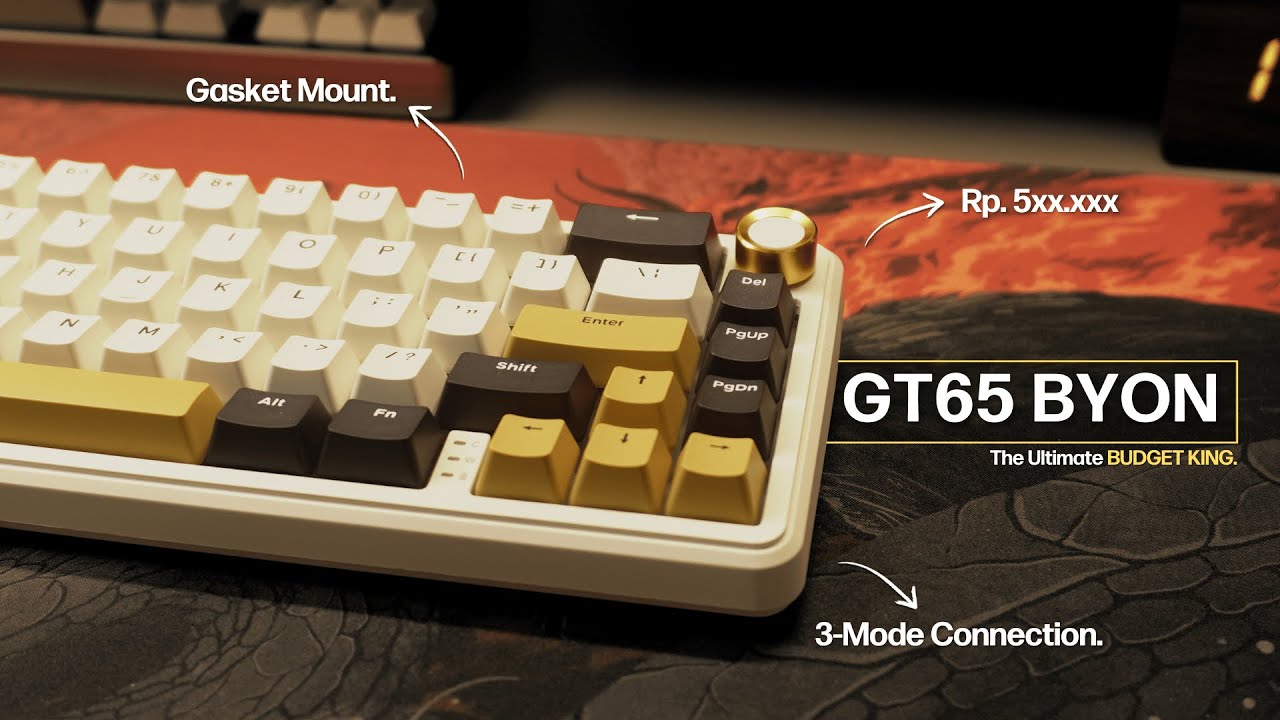 Keyboard Wireless BUDGET KING 500 Ribuan Pembunuh Zifriend !! (Review Vortexseries GT65 BYON)