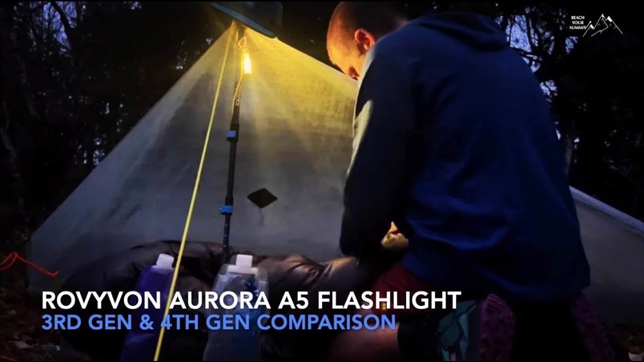 Rovyvon Aurora A5 Flashlight: Gen 3 & Gen 4 Comparison
