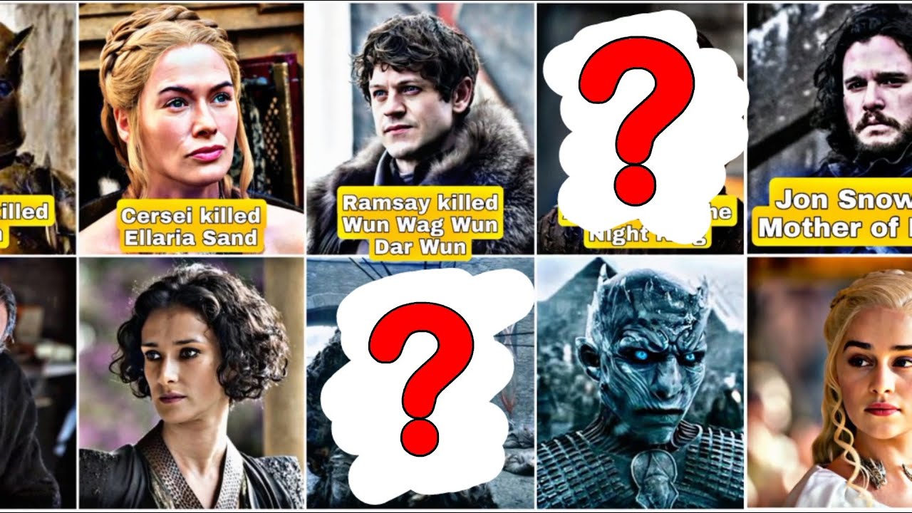 Who killed who? In Game Of Thrones | Data Down
