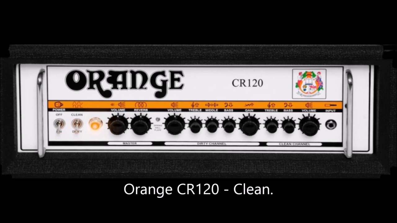 The beautiful sound of the Orange CR120 clean.