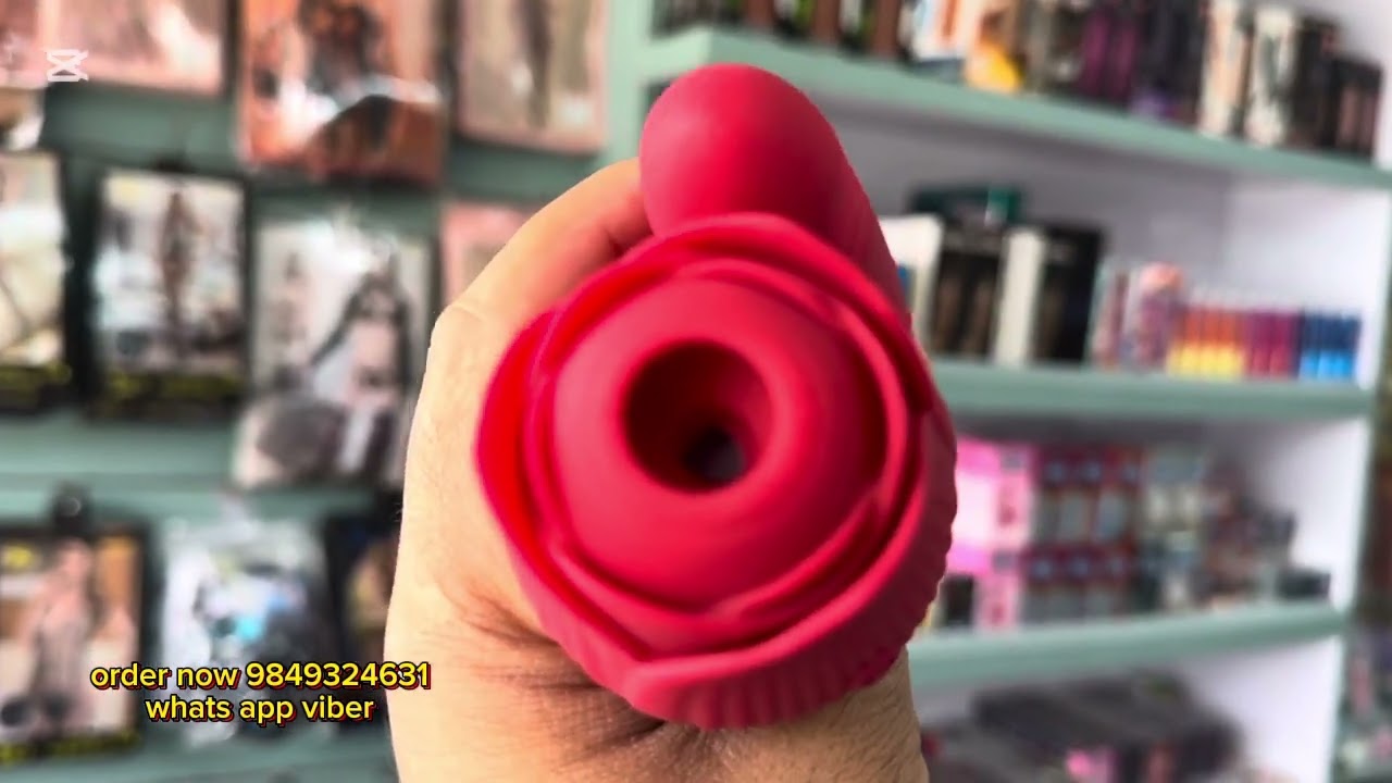 Sex Toys Shop & Condom House Nepal (गुलाबको फुल जस्तो देखिने र तलमाथि गर्नि यौन खेलौना) 
